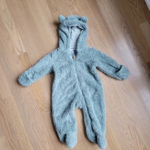 Carter's Sage Green Sherpa Pram, Size 6 months